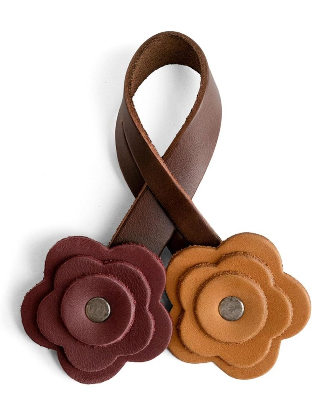 Stylish Leather Rose Bag Charms for Handbags, Tote & Backpack Accessories
